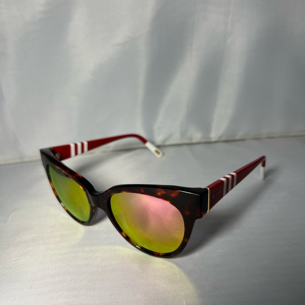 Red Diff Sunglasses - image 1